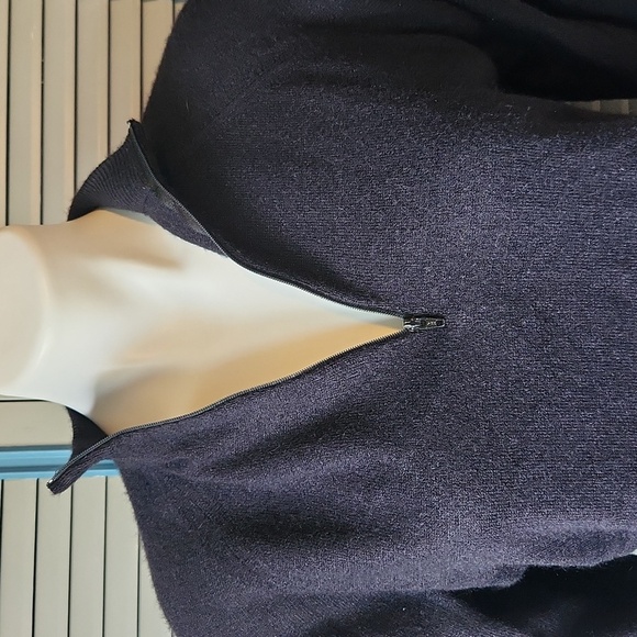 Vintage Designers Originals Black Half-Zip Sweater - Picture 3 of 10